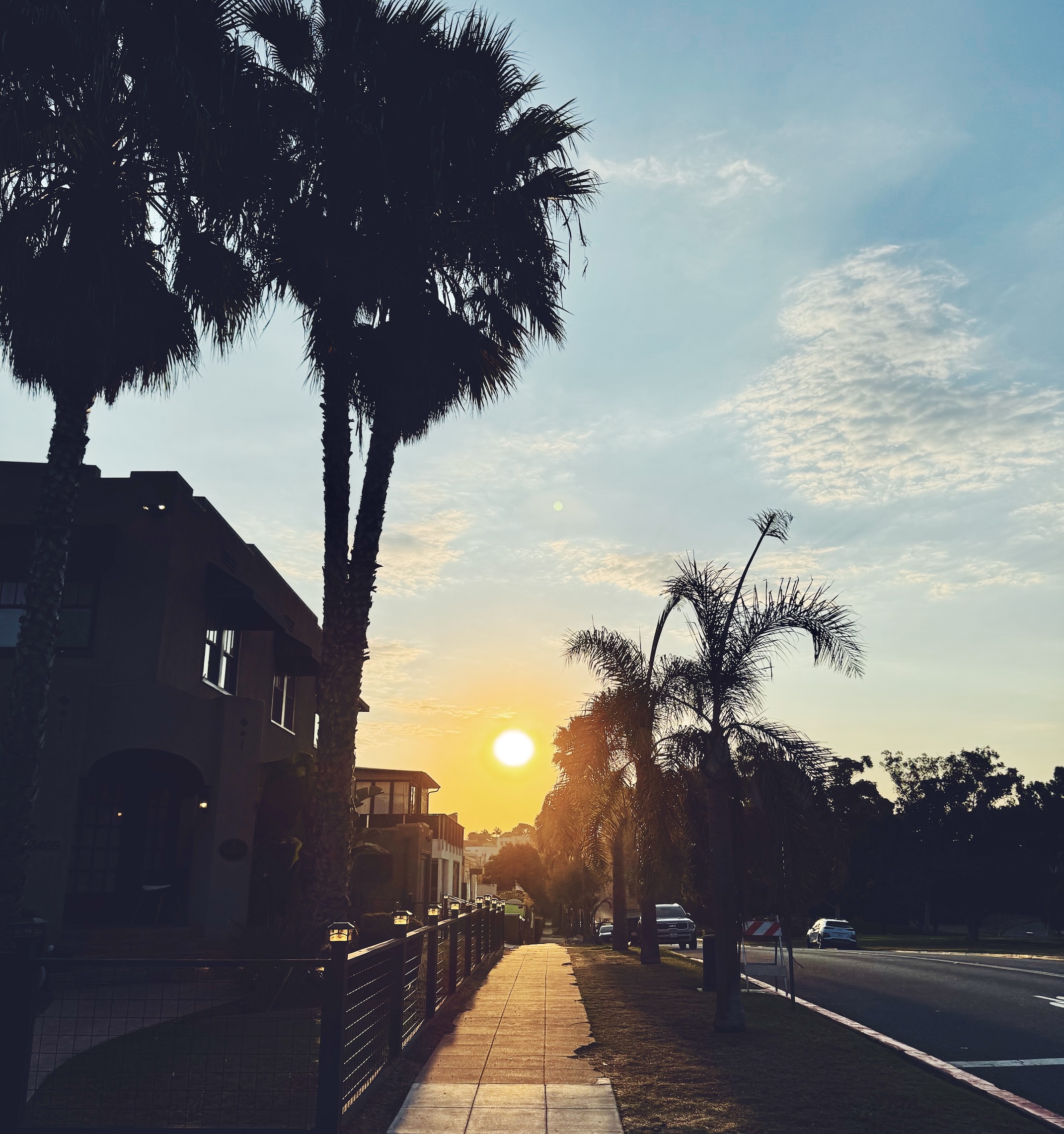 My morning walk at 7am in San Diego